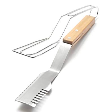 5-In-1 Grill Tool - Tongs, Spatula, Tenderizer, Fork and Knife in One ...